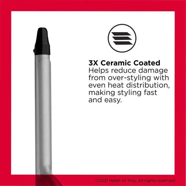 Alt view image 2 of 7 - _Mega Brand Perfect Heat Triple Ceramic Curling Iron | For Silky Smooth Spiral Curls (1/2 in)