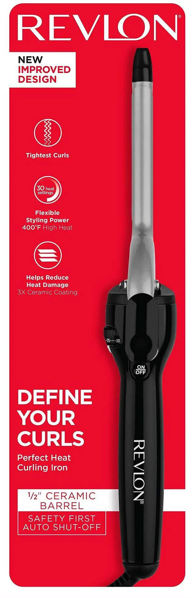 Alt view image 6 of 7 - _Mega Brand Perfect Heat Triple Ceramic Curling Iron | For Silky Smooth Spiral Curls (1/2 in)