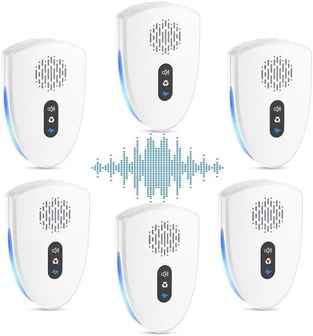 Main image of 2026 Upgraded Ultrasonic Pest Control Repeller, Mouse Repellent Indoor for Spider Bugs Roach Ant Mosquito Rat Mice Insect Deterrent, Mouse Rodent Repellent Ultrasonic Plug in, 3 Mode Switching, 6 Pack