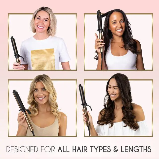Alt view image 4 of 7 - Curling Iron 1 Inch  Professional Hair Curler  Curling Wand  Ceramic Curling Irons  Transform Your Look in Seconds  Suitable for All Hair Types  Say Goodbye to Heat Damage