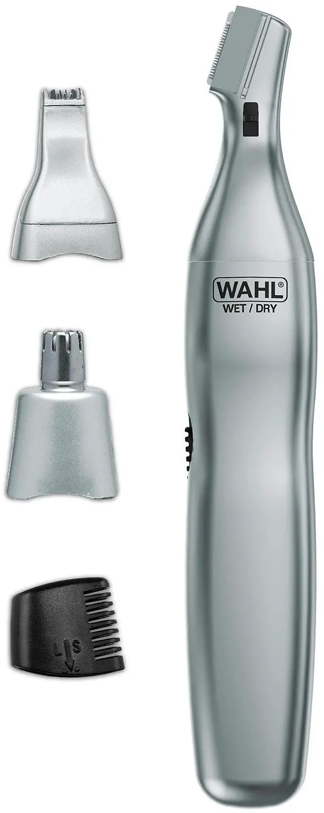Main image of Mens Nose Hair Trimmer, for Eyebrows, Neckline, Nose & Ear Hair, Precision Detail Trimming with Interchangeable Heads, Battery Included - Model 5545-400