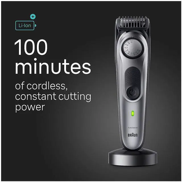 Alt view image 5 of 7 - _Mega Brand All-in-One Men's Shaving Kit Series 7 7420, 11-in-1 Beard, Face, Nose, Ear Trimmer, Hair Clippers, Body Groomer and Manscaping