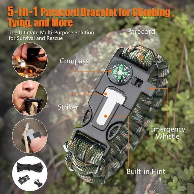 Alt view image 6 of 7 - _Mega Brand Emergency Radio Hand Crank Solar, 10000mAh/37000mWh Emergency Weather Radio, Hand Crank Solar Radios with NOAA/AM/FM, Rechargeable Headlamp, Thermal Blanket,