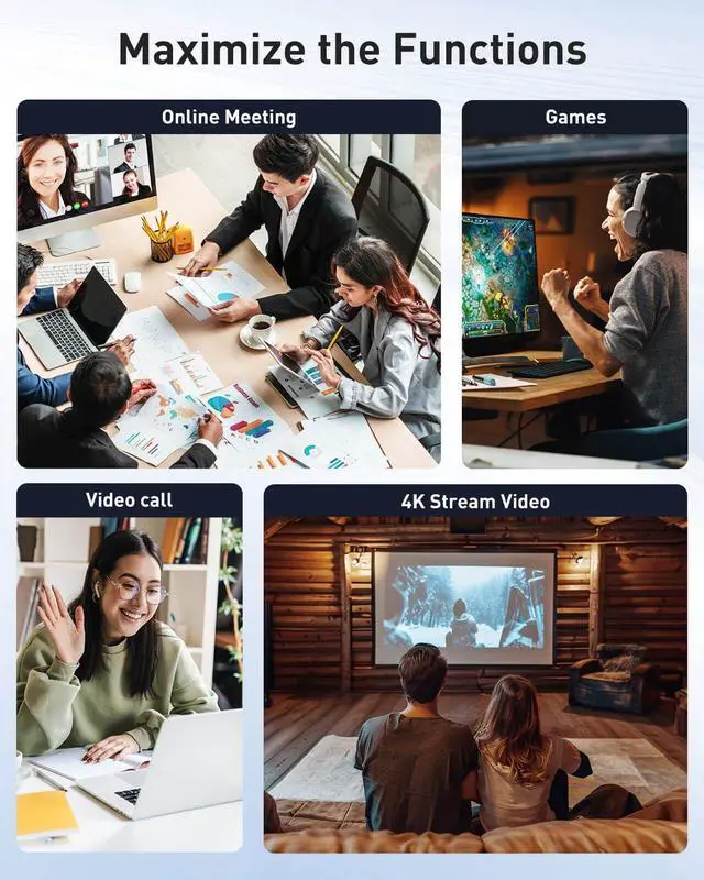 Alt view image 7 of 7 - Wireless USB WiFi Adapter for PC - Nineplus 1300Mbps Dual 5Dbi Antennas 5G/2.4G WiFi Adapter for Desktop PC Laptop Windows11/10/8/7/Vista/XP, Wireless Adapters for Desktop Computer Network Adapters