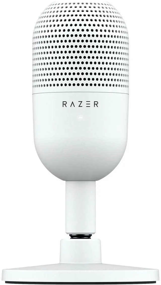 Main image of Seiren V3 Mini USB Microphone: Condenser Mic - Supercardioid Pickup Pattern - Tap-to-Mute Sensor with LED Indicator - Shock Absorber - Ultra Compact - PC, Discord, OBS Studio, XSplit - White