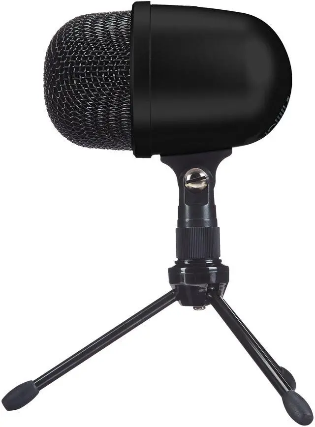 Alt view image 3 of 7 - _Mega Brand Mini USB Condenser Microphone for Online Meeting, Gaming, Podcast - Black