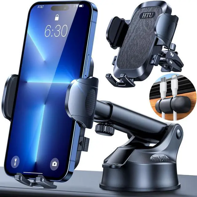 Main image of 98+LBS Strongest Suction & Military-Grade Ultimate Car Phone MountPatent & Safety Certs Cell Phone Holder Truck Stand for Dashboard Windshield Vent for iPhone 17 Pro Max 16 15 Samsung (Black)