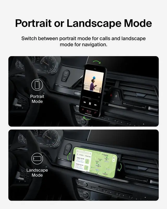 Alt view image 6 of 7 - MagSafe Vent Mount Pro - MagSafe Phone Mount for Car, Magnetic Phone Holder Compatible with iPhone 17, 16, 15, Series, 14 Series, Pixel 10, and More - Gray