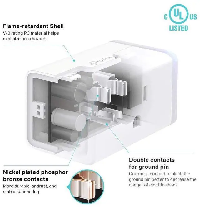 Alt view image 4 of 7 - Kasa Smart Plug HS103P4, Smart Home Wi-Fi Outlet Works with Alexa, Echo, Google Home & IFTTT, No Hub Required, Remote Control, 15 Amp, UL Certified, 4-Pack, White