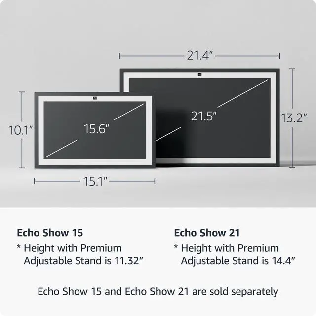 Alt view image 5 of 7 - _Mega Brand Echo Show 15 (newest model), Full HD 15.6" kitchen hub for home organization, with built-in Fire TV and Alexa