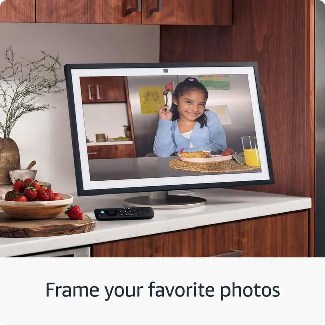 Alt view image 6 of 7 - _Mega Brand Echo Show 15 (newest model), Full HD 15.6" kitchen hub for home organization, with built-in Fire TV and Alexa