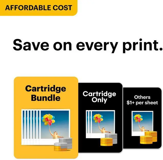 Alt view image 2 of 7 - _Mega Brand Dock Plus 4PASS Instant Photo Printer, 4x6 inches, 50 Sheets Bundle