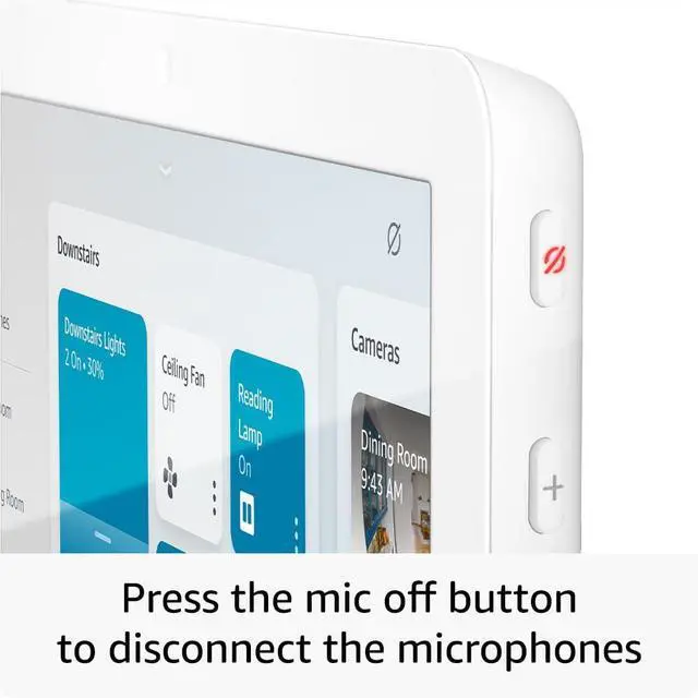 Alt view image 5 of 5 - _Mega Brand Echo Hub | 8 smart home control panel with Alexa | Compatible with thousands of devices