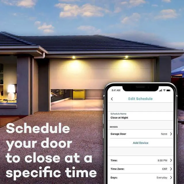 Alt view image 4 of 7 - _Mega Brand Smart Garage Control - Wireless Garage Hub and Sensor with Wifi & Bluetooth - Smartphone Controlled, myQ-G0401-ES, White