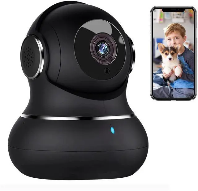 Main image of litokam 2K Indoor Security Camera, 360° Cameras for Home Security Indoor with Motion Detection, Pet Cam with Phone App, Baby Monitor-Night Vision