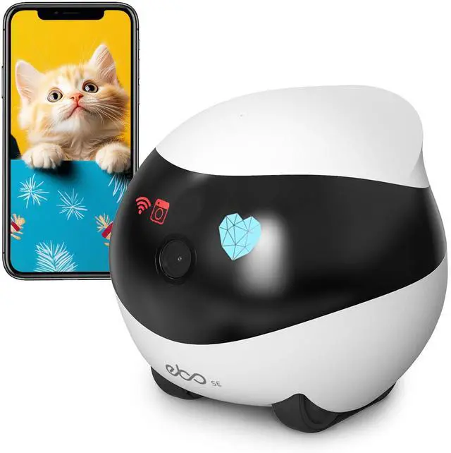 Main image of _Mega Brand Home Security Camera EBO SE: 1080P Indoor Cam Battery-Operated, Auto-Recharge, Night Vision, Wireless Camera for Pet/Elderly/Baby, 2-Way Talk, Local Storage, APP Control