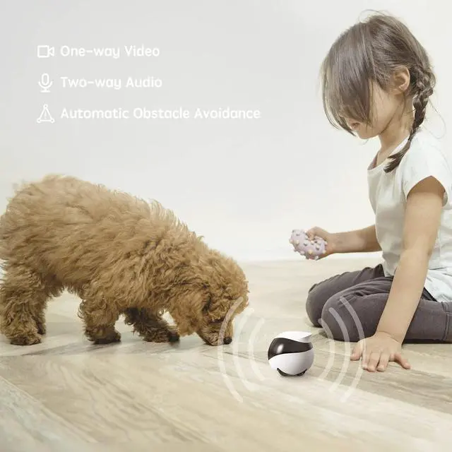 Alt view image 3 of 7 - _Mega Brand Home Security Camera EBO SE: 1080P Indoor Cam Battery-Operated, Auto-Recharge, Night Vision, Wireless Camera for Pet/Elderly/Baby, 2-Way Talk, Local Storage, APP Control
