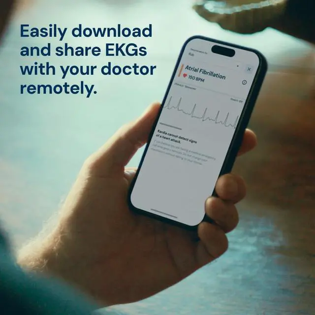 Alt view image 4 of 6 - _Mega Brand KardiaMobile 1-Lead Personal EKG Monitor Record EKGs at Home Detects AFib and Irregular Arrhythmias Instant Results in 30 Seconds Easy to Use Works with Most Smartphones
