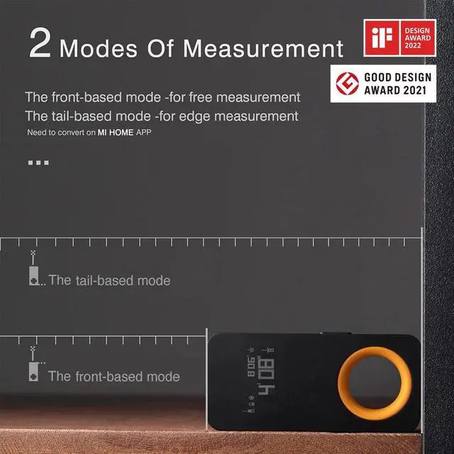 Alt view image 4 of 7 - _Mega Brand Measuring Tool, Pocket-Size 98Ft Digital Laser Tape Measure ±2mm Accuracy, USB-C Rechargeable, OLED Display, Ft/M/in Unit Conversion, Real-time Data Sync, Cool Gadgets for Men & Home Use