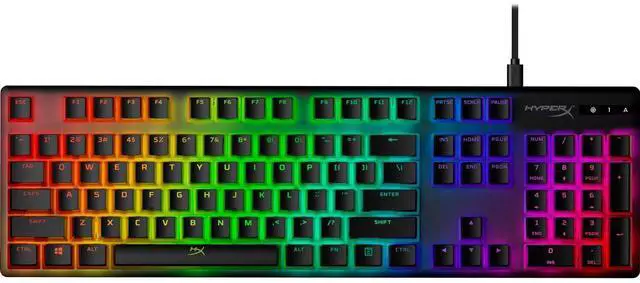 Alt view image 6 of 7 - Pudding Keycaps - Double Shot PBT Keycap Set with Translucent Layer, for Mechanical Keyboards, Full 104 Key Set, OEM Profile, English (US) Layout - Black