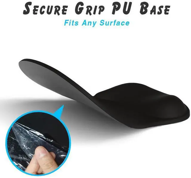 Alt view image 5 of 7 - ErgoComfort Gel Wrist Rest Mouse Pad-Ergonomic Office Mousepad with Wrist Support-Non-Slip, Design Desk Accessories Mat for Home&Game Decor (06Mocha Sand)