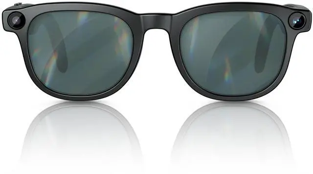 Alt view image 5 of 5 - _Mega Brand AI Smart Glasses with 4K HD Camera for Photos & Videos, Hands-Free Vlog Recording, Powered by ChatGPT, Open-Ear Audio, Ultra-Light Design for Driving, Outdoor, Pet & Kid, Black