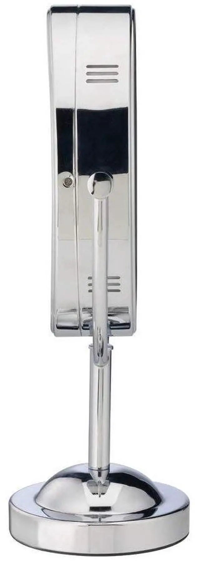 Alt view image 4 of 4 - _Mega Brand Lighted Makeup Mirror, LED Vanity Mirror, 1X/7X Magnifying Mirror, Double Sided, Corded in Polished Chrome