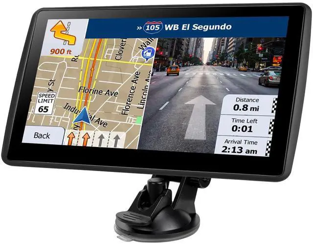Main image of _Mega Brand Navigator for Car Truck RV - Touchscreen Navigation System,  North America Maps Free Lifetime Updates, Turn-by-Turn Voice Guidance, Speed & Red Light Warning, GPS Navigation for All Cars