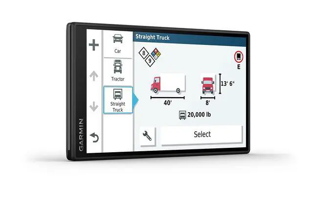 Alt view image 2 of 6 - _Mega Brand Dezl OTR500, 5.5-inch GPS Truck Navigator, Custom Truck Routing and Load-to-Dock Guidance, 010-02603-00