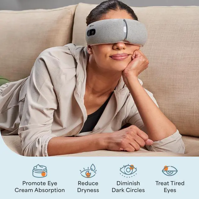 Alt view image 2 of 7 - Oculax Portable Eye Massager wih Heat and Vibration