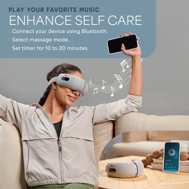 Alt view image 4 of 7 - Oculax Portable Eye Massager wih Heat and Vibration