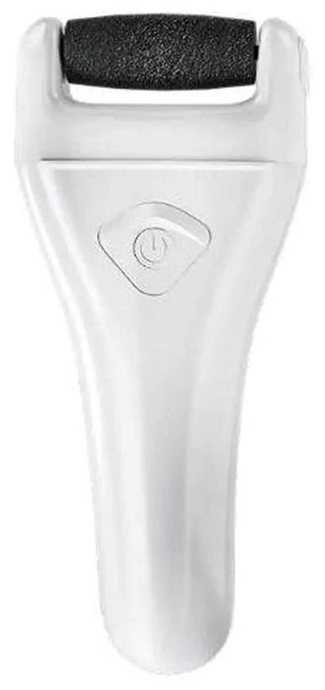 Alt view image 3 of 6 - White Electric Foot Callus Remover 137g,Rechargeable Pedicure Grinder with Dust-Proof Cover, 3 Speeds, 3 Replaceable Quartz Heads, IPX5 Wet&Dry, LED Light, Portable Foot File for Dead Skin & Cracked