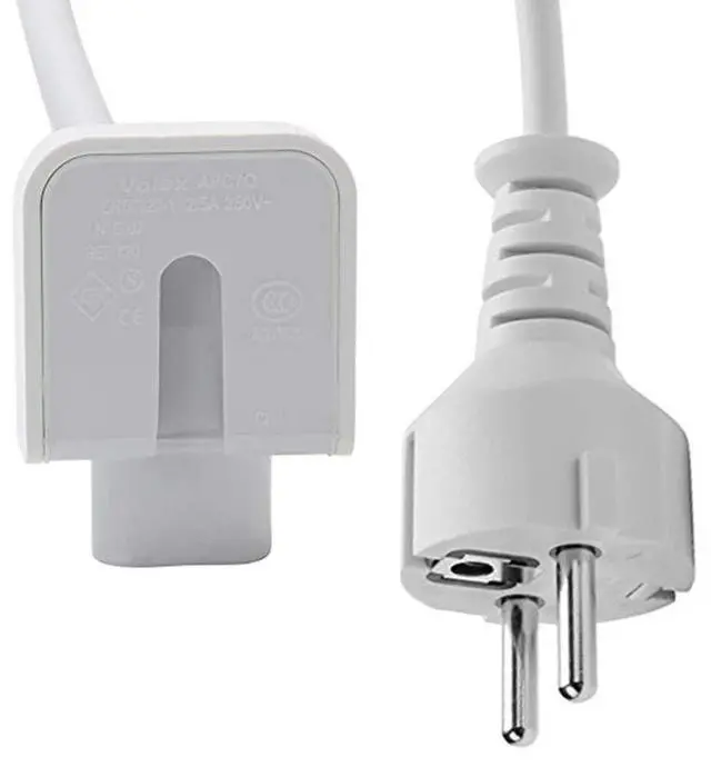 Alt view image 3 of 6 - Extension Wall Cord Plug Eu Euro European Union Standard for Macbook 11 Inch 13 Inch 60w Macbook Pro 15- Or 17-inch 85w Power Adapter