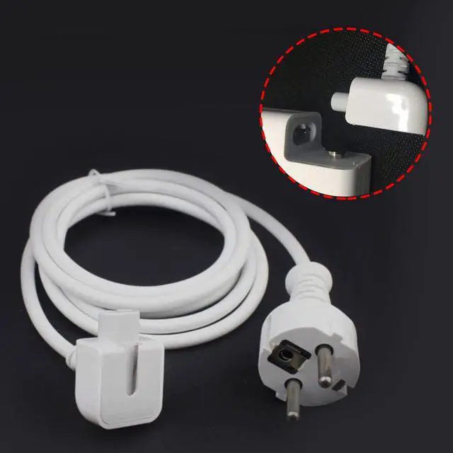 Alt view image 6 of 6 - Extension Wall Cord Plug Eu Euro European Union Standard for Macbook 11 Inch 13 Inch 60w Macbook Pro 15- Or 17-inch 85w Power Adapter