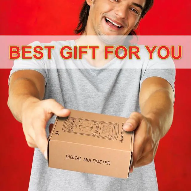 Alt view image 7 of 7 - Auto Ranging Digital Multimeter TRMS 6000 with Battery Alligator Clips Test Leads AC/DC Voltage/Account,Voltage Alert, Amp/Ohm/Volt Multi Tester/Diode