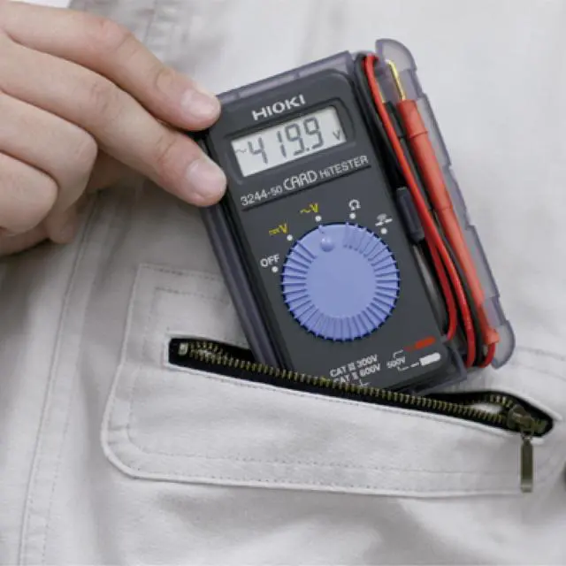 Alt view image 3 of 6 - _Mega Brand 3244-60 Card HiTester and Digital Multimeter, 41.99 Megaohms Resistance, 500V AC/DC Voltage