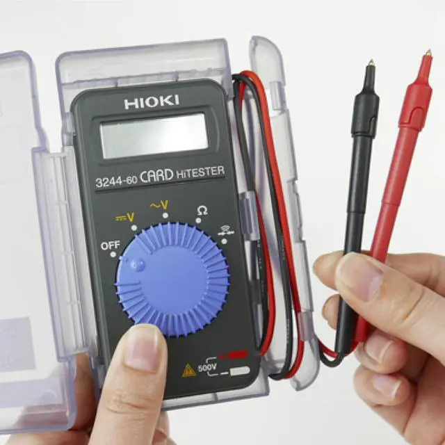 Alt view image 6 of 6 - _Mega Brand 3244-60 Card HiTester and Digital Multimeter, 41.99 Megaohms Resistance, 500V AC/DC Voltage