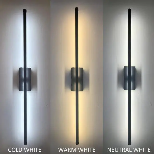 Alt view image 7 of 7 - Peel and Stick on Battery Operated Wall Sconces Set of 2 Easy Install No Drilling Sconces, Wireless Rechargeable Adhesive Wall Lights for Pictures, Living Room, Bedroom (28.3'')