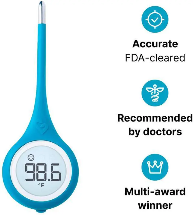 Alt view image 2 of 7 - Smart,Fever, Digital Medical Baby, Kid and Adult Termometro - Accurate, Fast, FDA Cleared Thermometer for Oral, Armpit or Rectal Temperature Reading - QuickCare