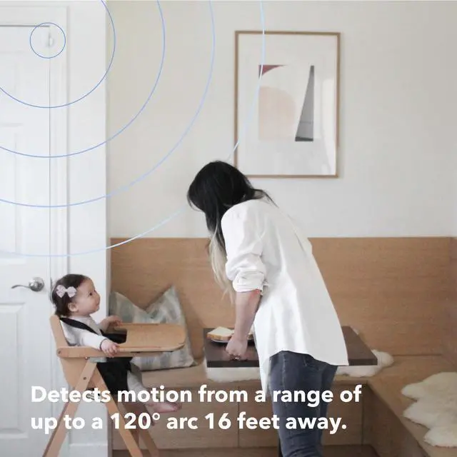 Alt view image 4 of 5 - Smart Sensor for Doors & Windows 2 Pack - Wifi Contact Sensor for Home Security, Energy Savings - Compatible with Smart Thermostats - Temperature sensor, white