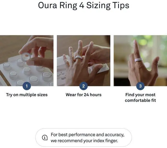 Alt view image 7 of 7 - _Mega Brand Ring 4 - Silver - Size 8 - Smart Ring - Unique Sizing, Not Standard US Ring Sizes - Size First - Sleep Tracking Wearable - Heart Rate - Fitness Tracker - Up to 8 Days of Battery Life
