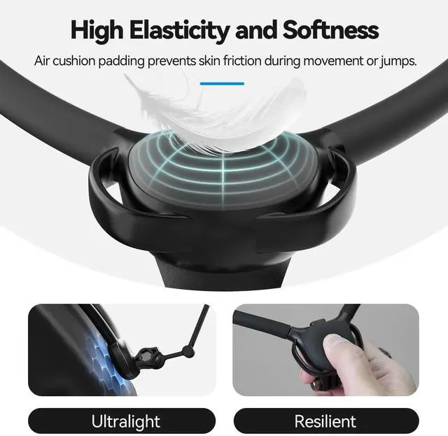 Alt view image 4 of 7 - TELESIN Neck Mount SE 2.0 with Air Cushion, Adjustable Chest Strap and Neck Mount for Hands-Free POV Vlogging for GoPro Hero 13/12/11/10/9, Insta 360 X5/X4/Ace Pro 2 / Osmo 360 Nano Action 6/5 Pro/4/3