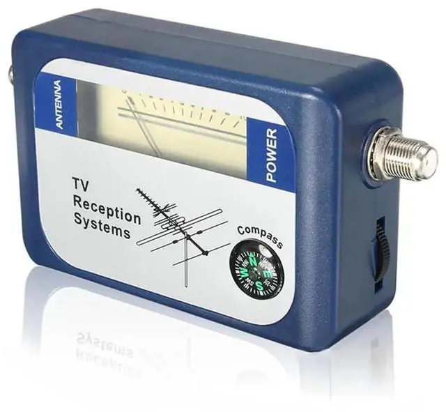 Alt view image 2 of 7 - _Mega Brand Digital Satellite Finder Digital TV Antenna Pointer Type TV Receiving System with Compass Terrestrial Signal Power Meter