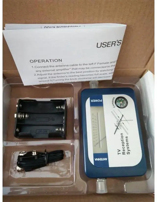 Alt view image 4 of 7 - _Mega Brand Digital Satellite Finder Digital TV Antenna Pointer Type TV Receiving System with Compass Terrestrial Signal Power Meter