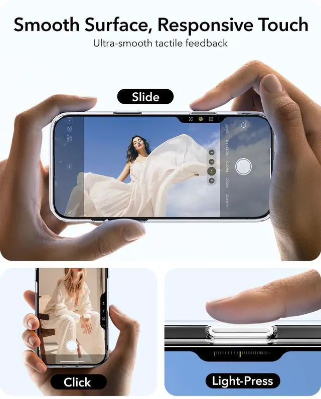 Alt view image 5 of 7 - _Mega Brand iPhone 16 Pro Case, Camera Control Button Compatible with MagSafe, Military-Grade Protective Case for iPhone 16 Pro, Built-in Stash Stand iPhone Case, Scratch-Resistant Back Cover, Clear