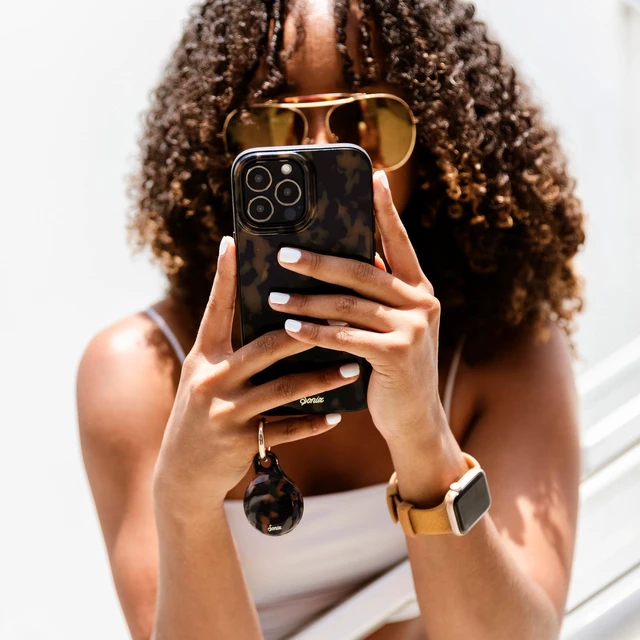 Alt view image 6 of 7 - Case for iPhone 16 Pro | Compatible with MagSafe | 10ft Drop Tested | Tortoiseshell | Brown Tort