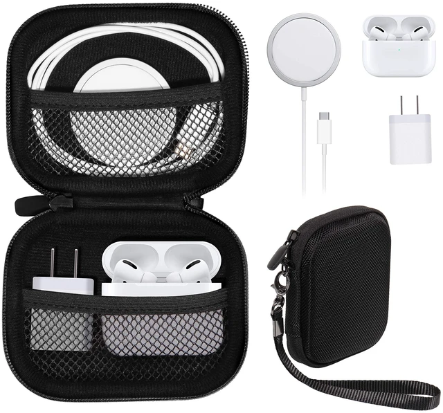 Main image of All-in-One Case for iPhone MagSafe Charger & Battery Pack, Storage for Accessories/Power Adapter/Charge Cable/Docks, Compatible with AirPods 4/ Pro 3/2/ 1