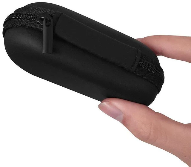 Alt view image 4 of 7 - Headphones Carrying Case, Travel Portable Storage Bags for Bluetooth Wireless Headphones, Cords, Cable, iPhones Earbuds, Charger, Airpods, USB Flash Driver, MP3(Oval)