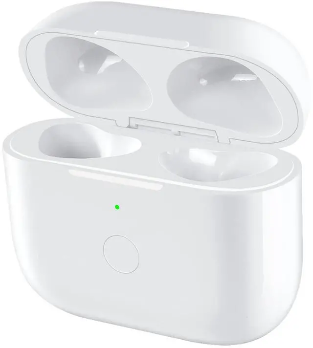 Main image of Wireless Charging Case Replacement Compatible with AirPod 3rd Generation, Air Pod 3 Charger Case with Bluetooth Pairing Sync Button Without Earbuds, White