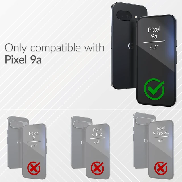 Alt view image 2 of 7 - Dual Guard for Google Pixel 9a Case - Forest Green | Designed for the Google Pixel 9a (6.3 inch) with Wireless Charging Compatibility and a Textured Grip